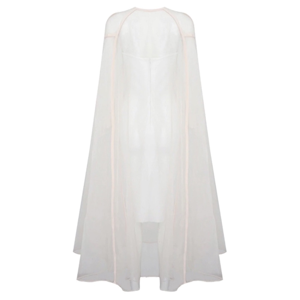 🆕The Pepyte Strapless Dress & Cape Set - Picture 5 of 8